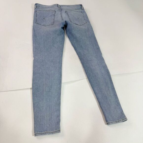 Hudson Jeans Womens 29 Krista Super Skinny Distressed Light Wash - Picture 6 of 10